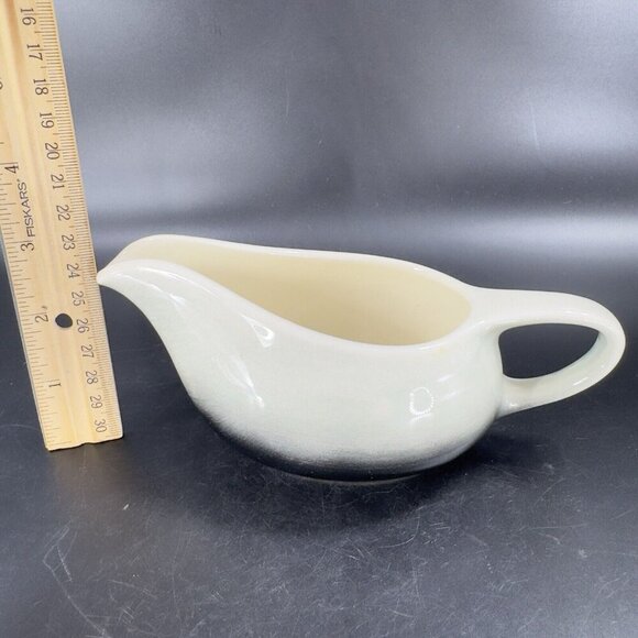 Crown Potteries Co Evansville Indian Pottery Gravy Boat Bowl USA Hand Made VTG - Picture 2 of 10